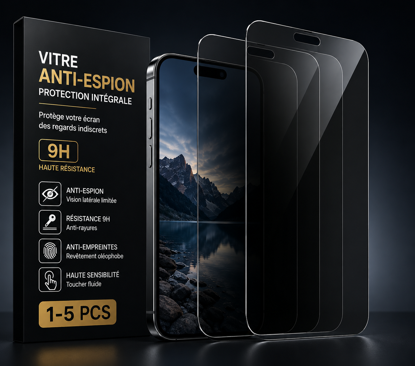 Verre Trempé Premium iPhone – Protection 9H HD