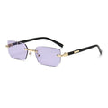 Lunettes de Soleil Rectangulaires Sans Monture UV400 | Homme & Femme