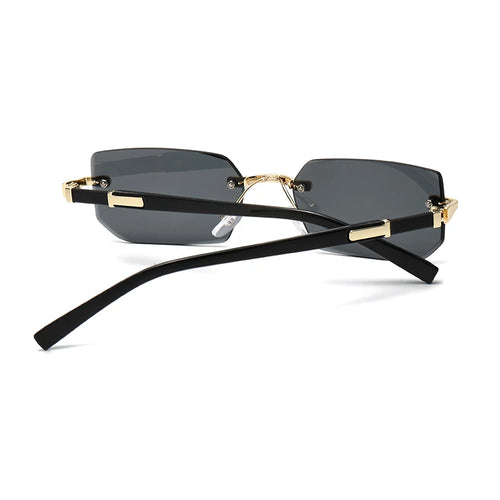 Lunettes de Soleil Rectangulaires Sans Monture UV400 | Homme & Femme