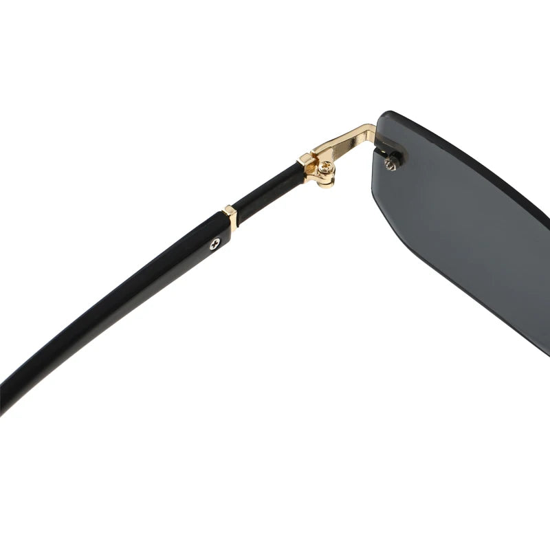 Lunettes de Soleil Rectangulaires Sans Monture UV400 | Homme & Femme