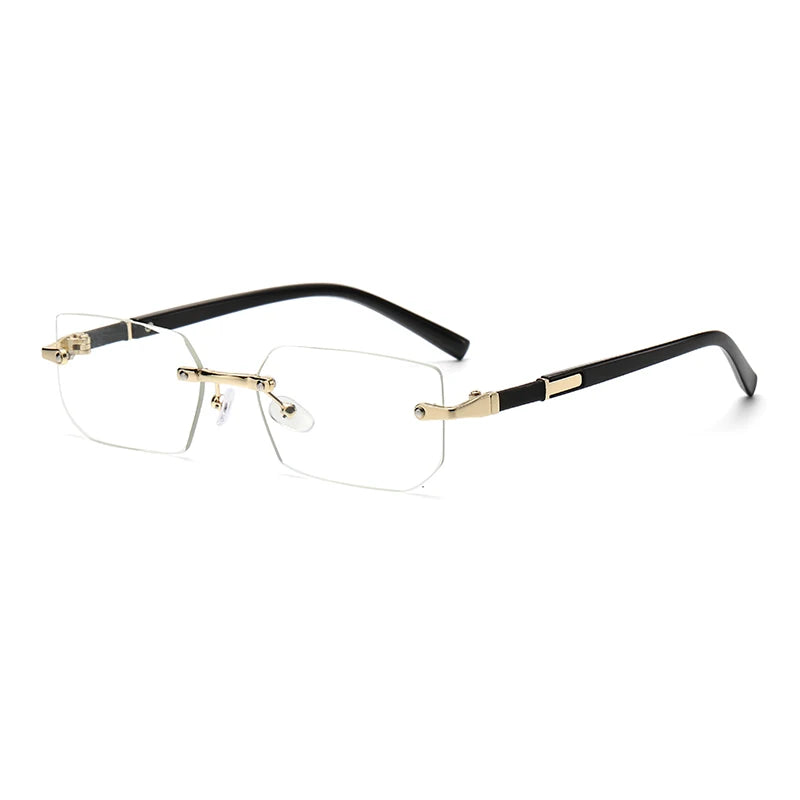 Lunettes de Soleil Rectangulaires Sans Monture UV400 | Homme & Femme